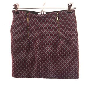Checked mini skirt